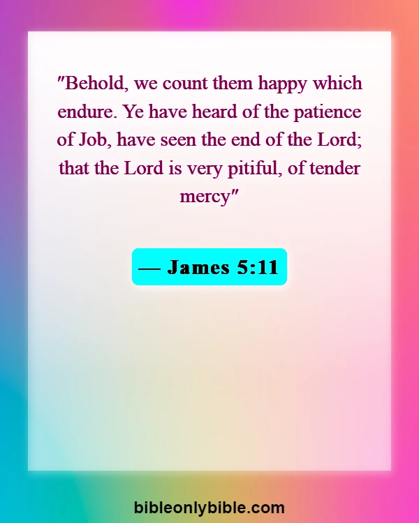 Bible Verses About Patience And Perseverance (James 5:11)