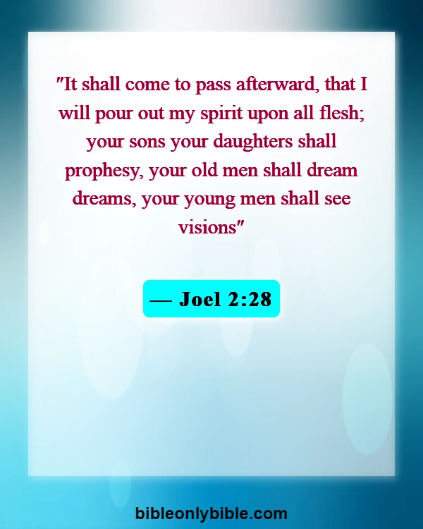 Bible Verses About Revival And Spiritual Awakening (Joel 2:28)