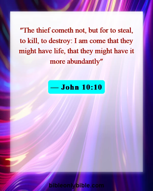 Bible Verses About Weed (John 10:10)