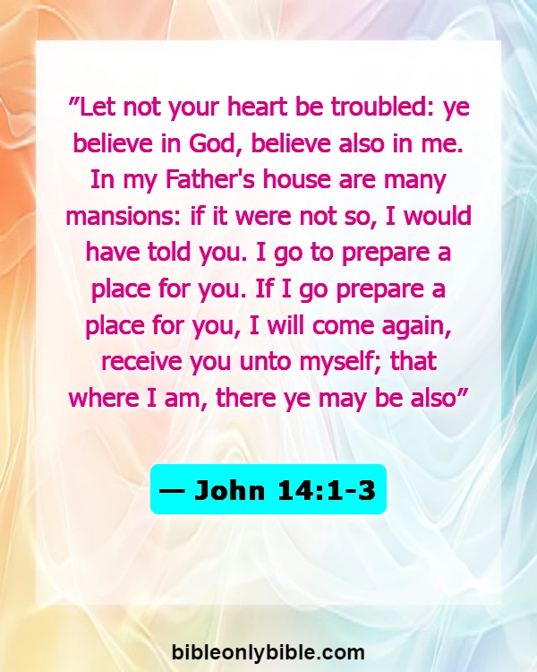 Bible Verses About Comfort And Encouragement (John 14:1-3)