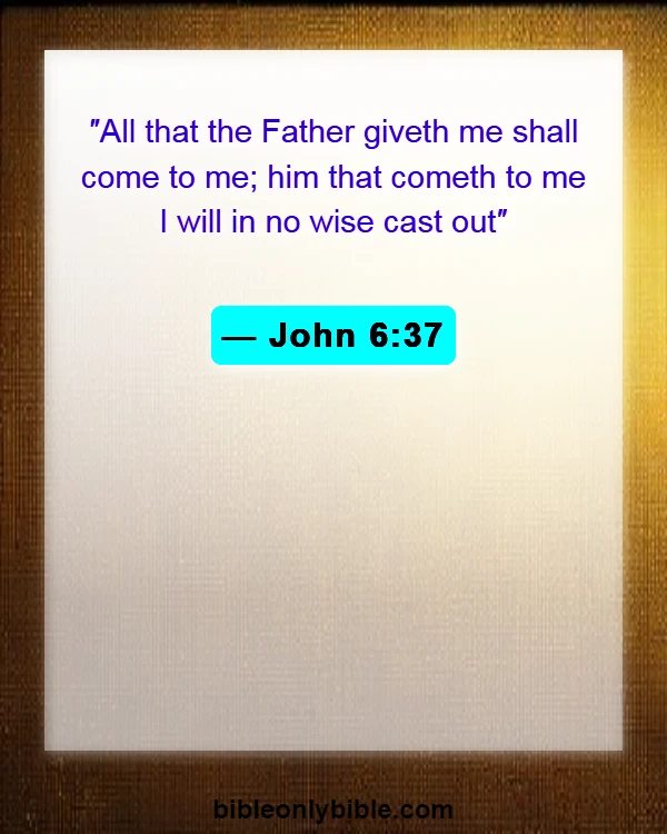 Bible Verses About Acceptance (John 6:37)