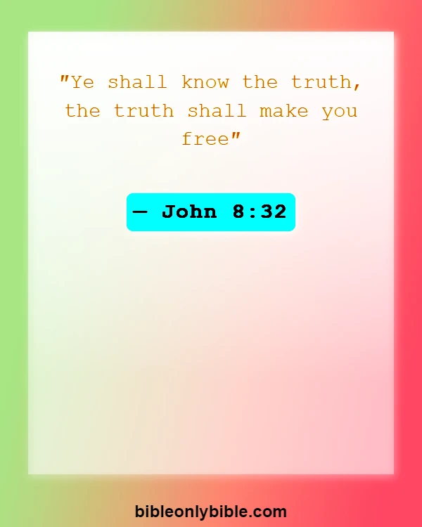 Bible Verses About Satan Accusing Us (John 8:32)