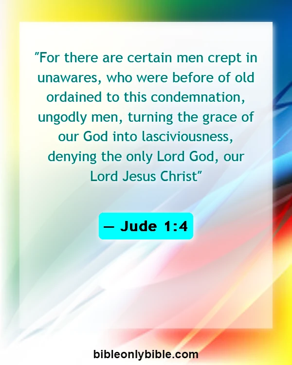 Bible Verses About False Prophets And Teachers (Jude 1:4)