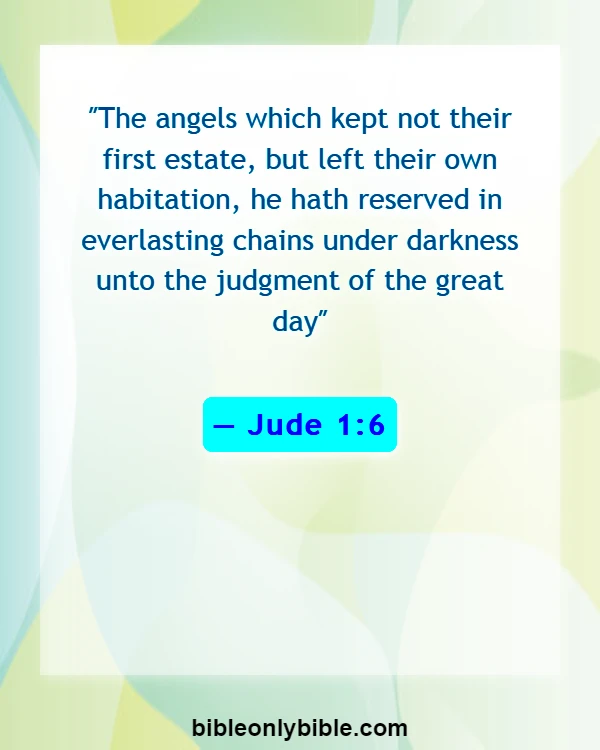 Bible Verses About Satan's Pride (Jude 1:6)