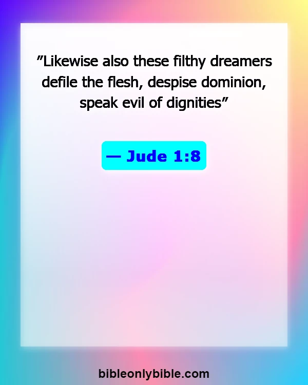 Bible Verses About Speaking Against Pastors (Jude 1:8)