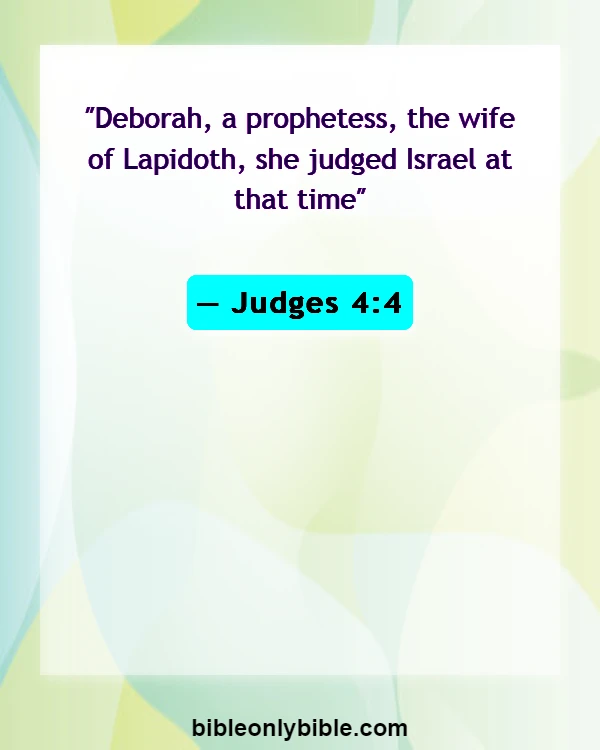 Bible Verses About Gifts And Talents (Judges 4:4)