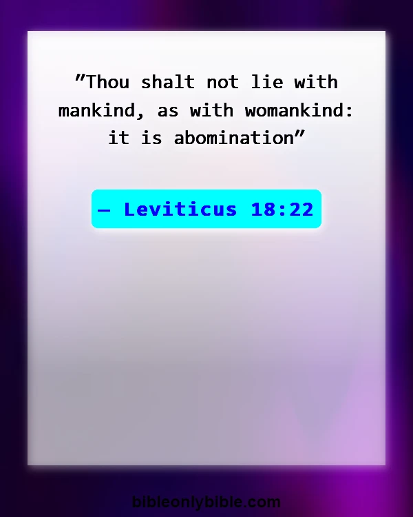 Bible Verses About Whoremonger (Leviticus 18:22)