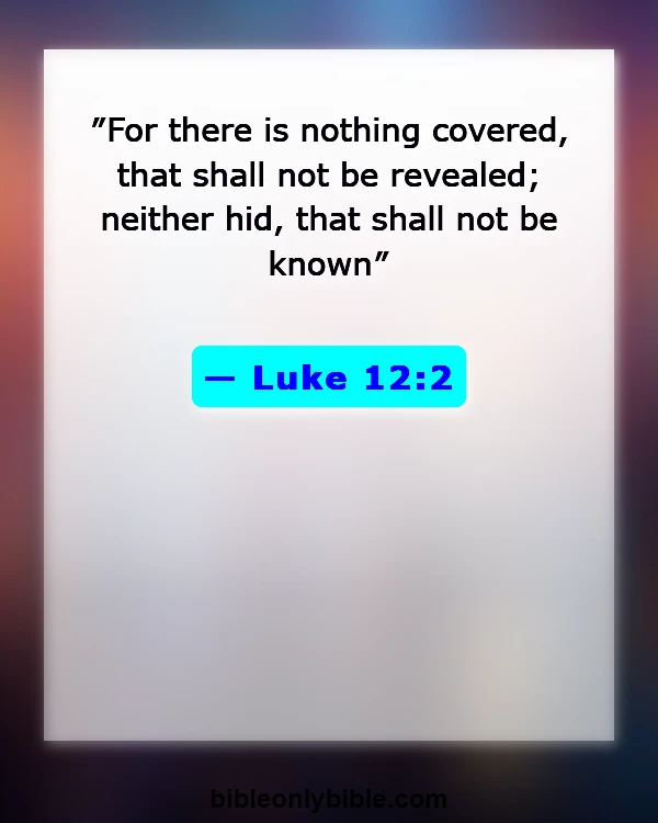 Bible Verses About God Hates Hypocrites (Luke 12:2)