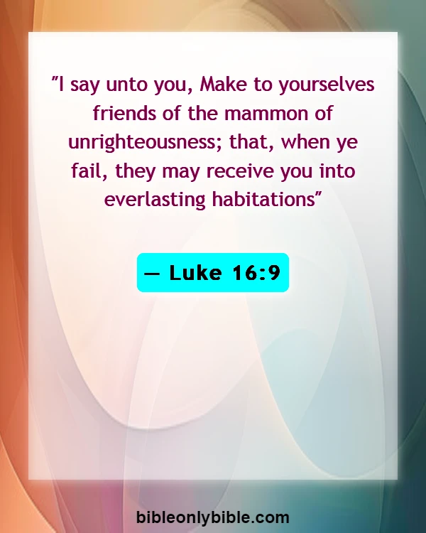 Bible Verses About Husband And Wife Reunited In Heaven (Luke 16:9)