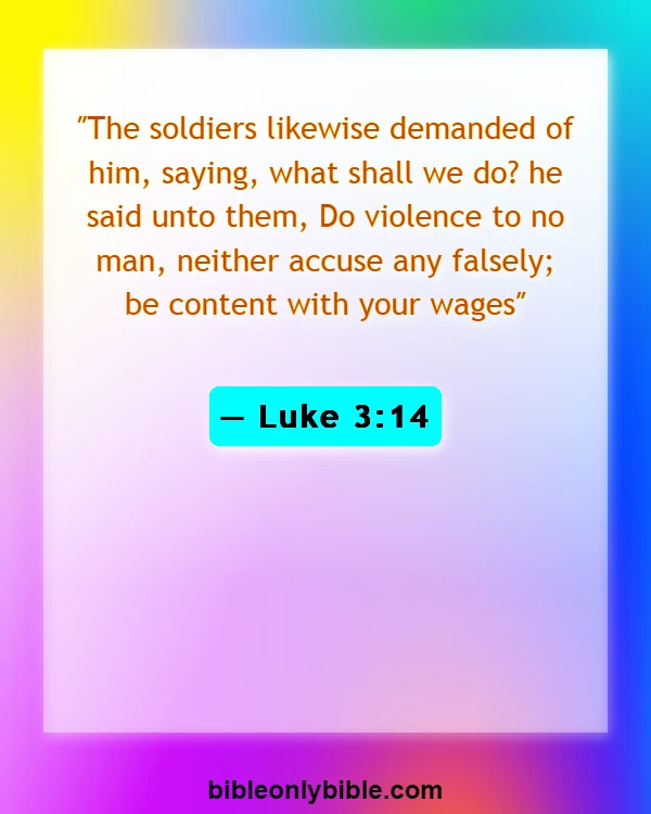 Bible Verses About Murdering The Innocent (Luke 3:14)