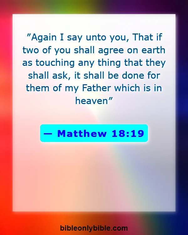 Bible Verses About Healing Sickness (Matthew 18:19)