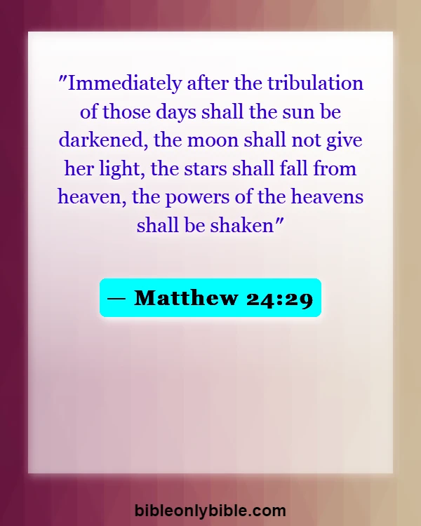 Bible Verses About Sun (Matthew 24:29)