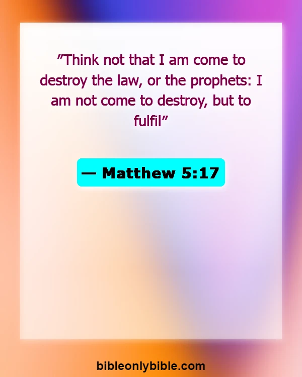 Bible Verses About Curses And Blessings (Matthew 5:17)