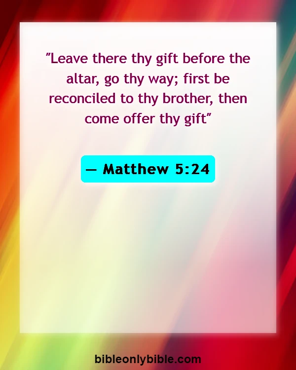 Bible Verses About Mistreating Your Wife (Matthew 5:24)