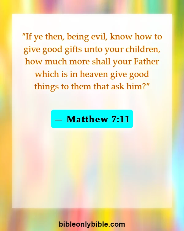 Bible Verses About Money Problems (Matthew 7:11)