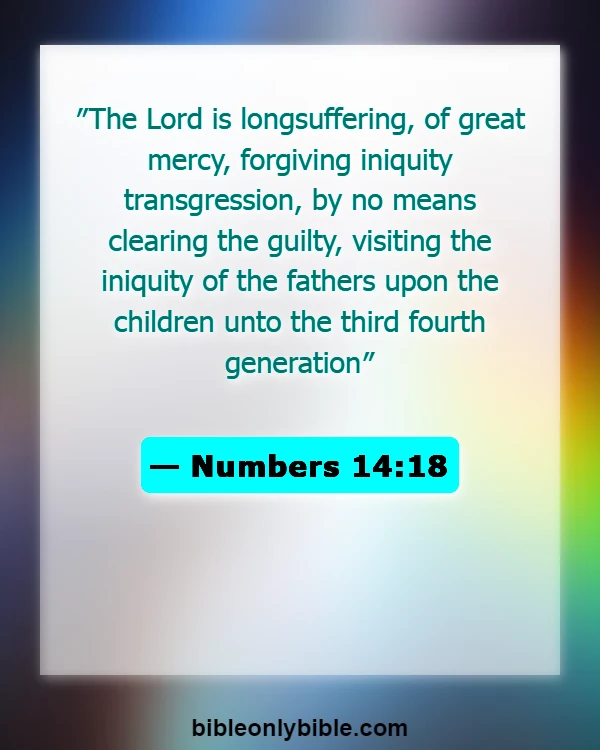 Bible Verses About God Is Slow To Anger (Numbers 14:18)