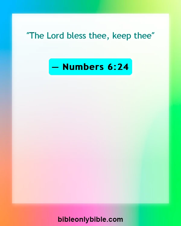 Bible Verses About Sisters (Numbers 6:24)