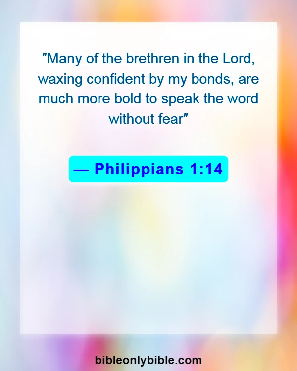 Bible Verses About Sharing The Gospel (Philippians 1:14)