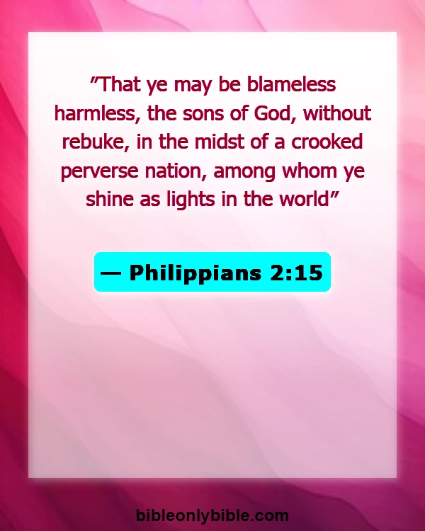 Bible Verses About Set Apart From The World (Philippians 2:15)