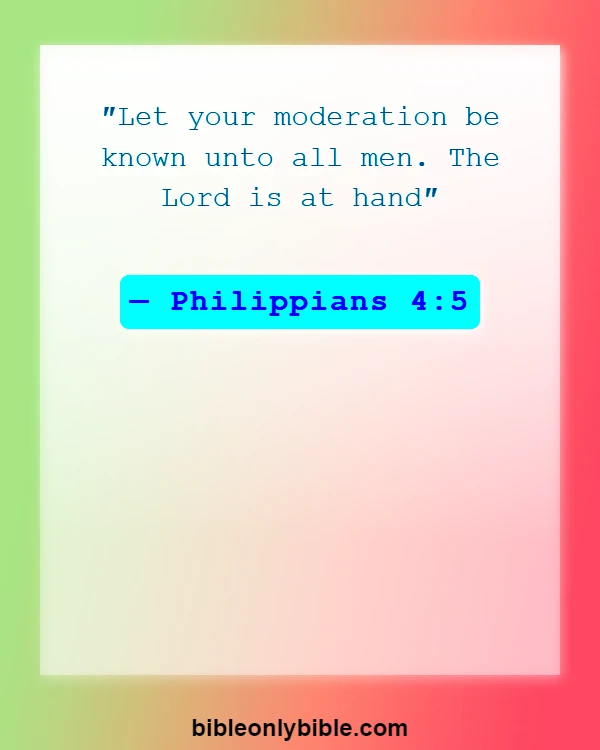 Bible Verses About Cultural Diversity (Philippians 4:5)