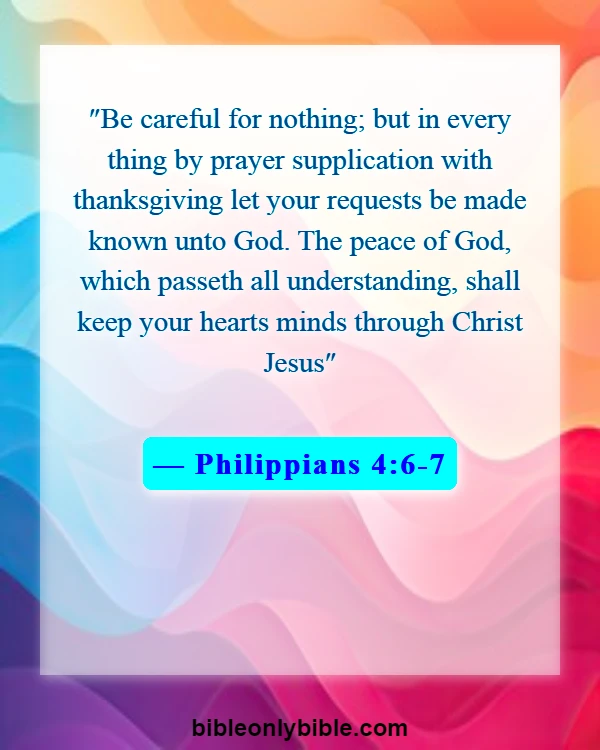 Bible Verses About Enemies Defeated (Philippians 4:6-7)