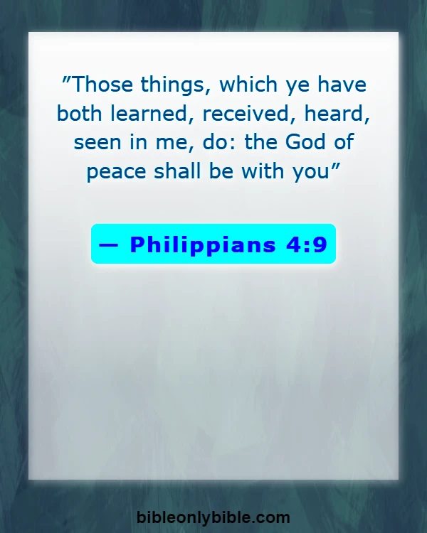 Bible Verses About Renewing Your Mind (Philippians 4:9)