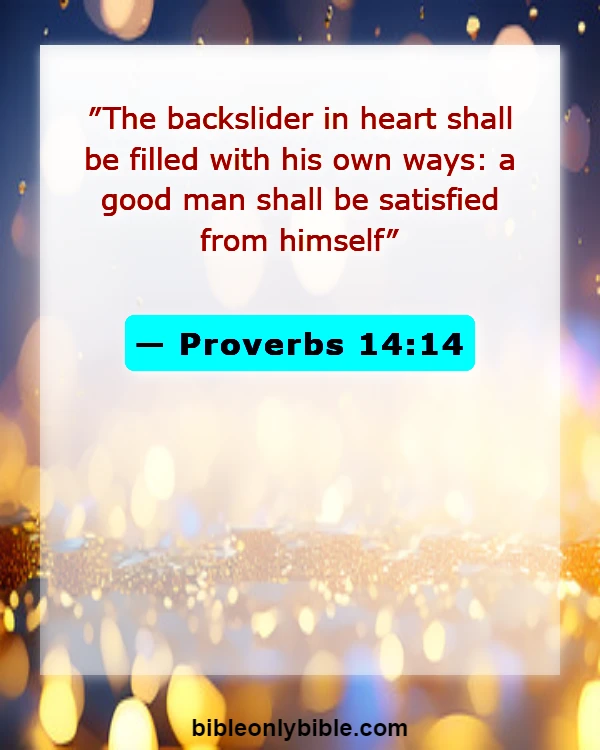 Bible Verses About Karma (Proverbs 14:14)