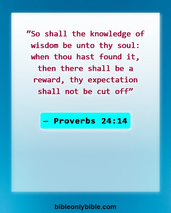 Bible Verses About Hope (Proverbs 24:14)