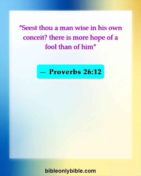 Bible Verses About Stupidity (Proverbs 26:12)