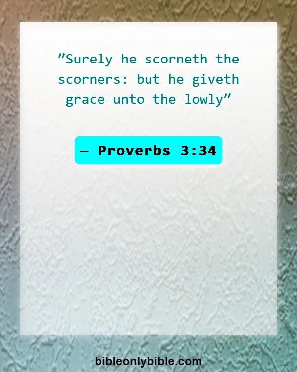 Bible Verses About Making Fun Of God (Proverbs 3:34)