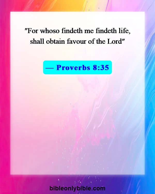 Bible Verses About Curses And Blessings (Proverbs 8:35)