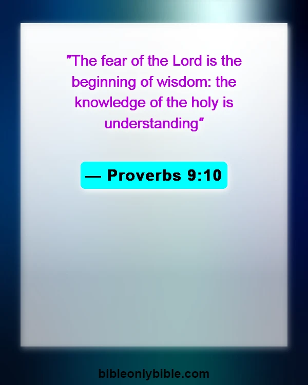 Bible Verses About Sin Makes You Stupid (Proverbs 9:10)