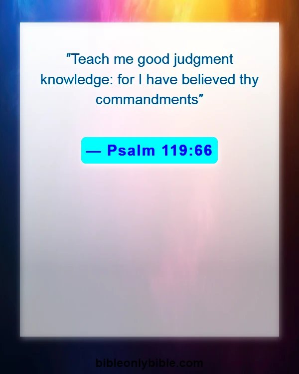 Bible Verses About Manipulation (Psalm 119:66)