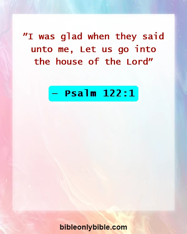 Bible Verses About Thankful Blessed Sunday (Psalm 122:1)
