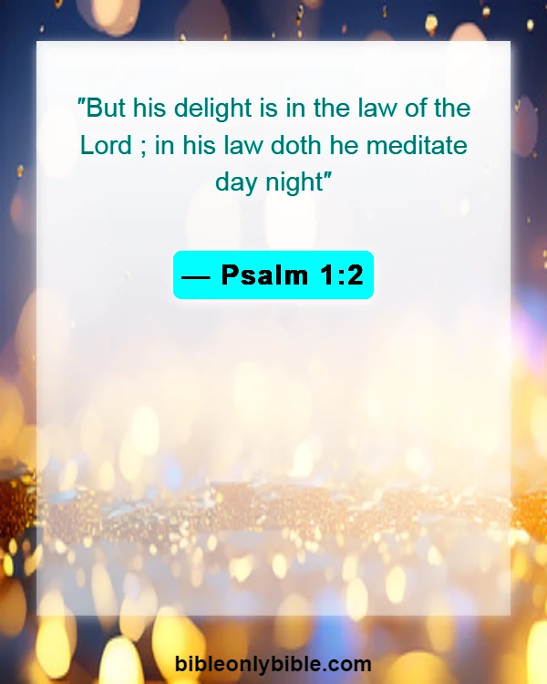 Bible Verses About Be A Warrior Not A Worrier (Psalm 1:2)