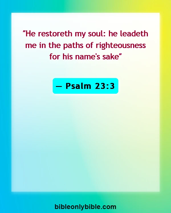 Bible Verses About Adventure (Psalm 23:3)