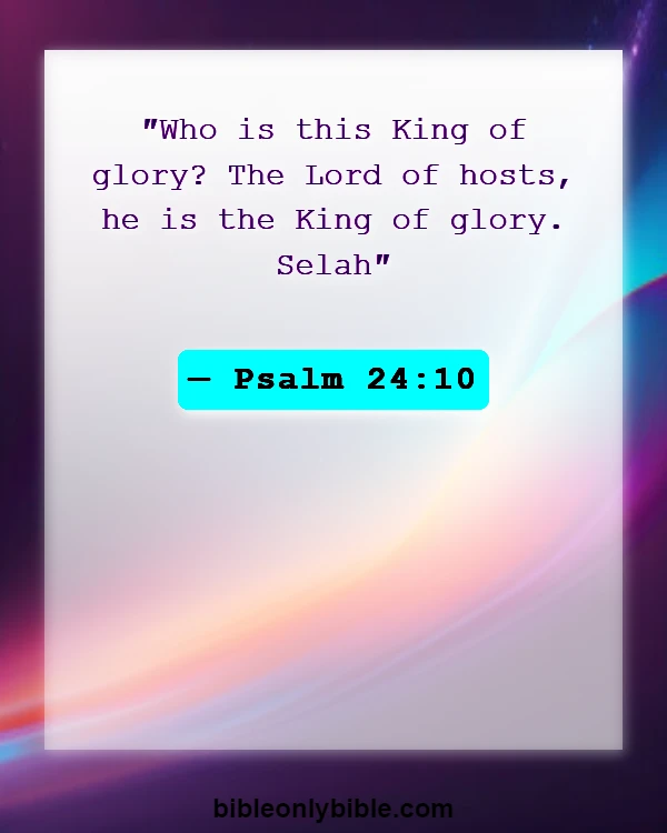 Bible Verses About God Of Angel Armies (Psalm 24:10)