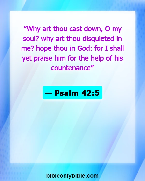 Bible Verses About Despair (Psalm 42:5)