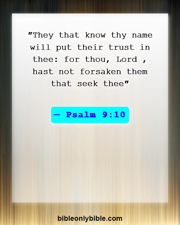 Fasting Bible Scriptures For Financial Breakthrough (Psalm 9:10)