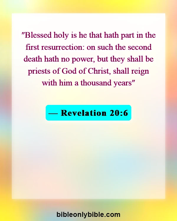 Bible Verses About Eternal Death (Revelation 20:6)