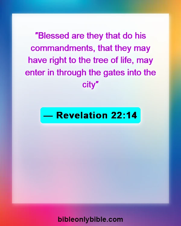 Bible Verses About Curses And Blessings (Revelation 22:14)