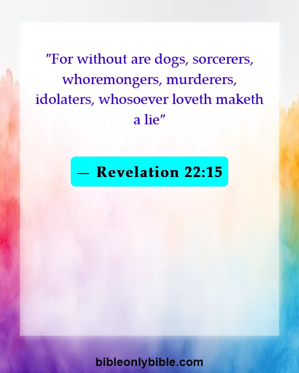 Bible Verses About Magic (Revelation 22:15)