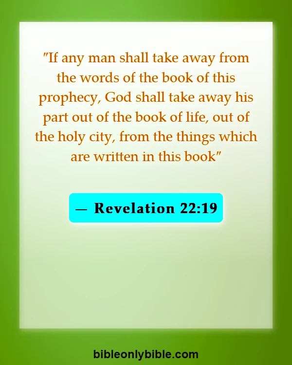 Bible Verses About Trees (Revelation 22:19)