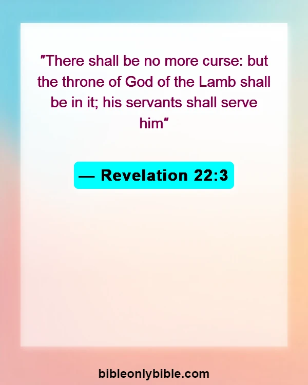 Bible Verses About Curses And Blessings (Revelation 22:3)