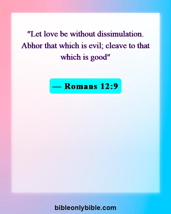 Bible Verses About Gratitude For Family (Romans 12:9)