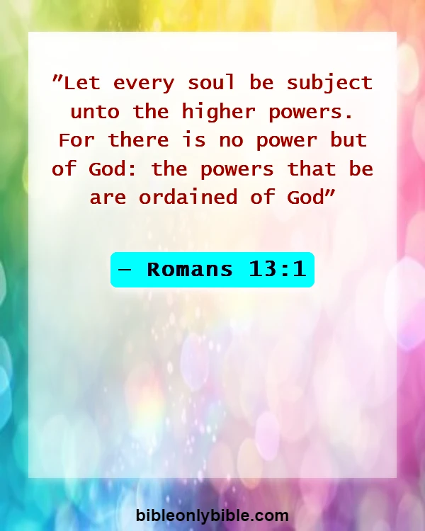 Bible Verses About Speaking Against Pastors (Romans 13:1)