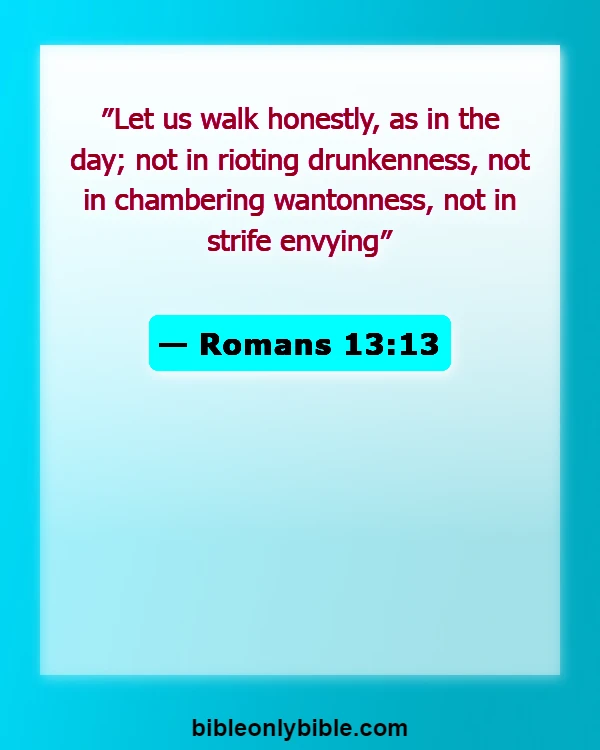 Bible Verses About Weed (Romans 13:13)