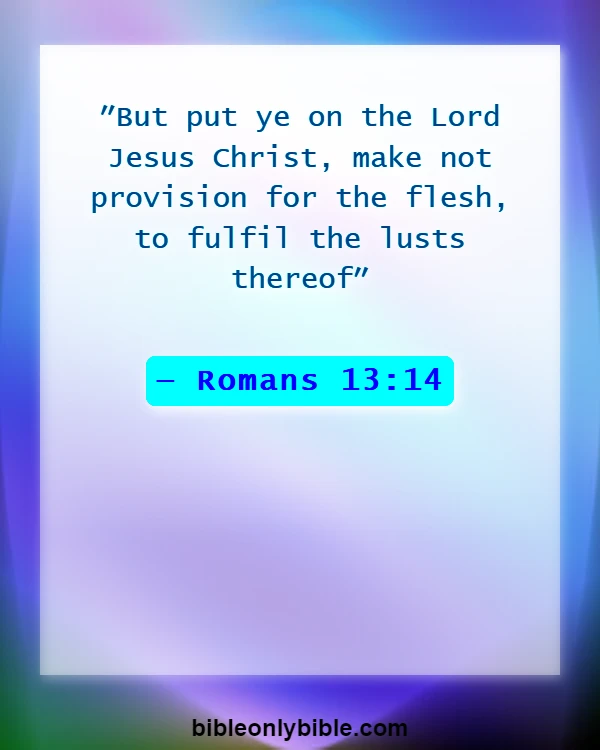 Bible Verses About Masterbation (Romans 13:14)