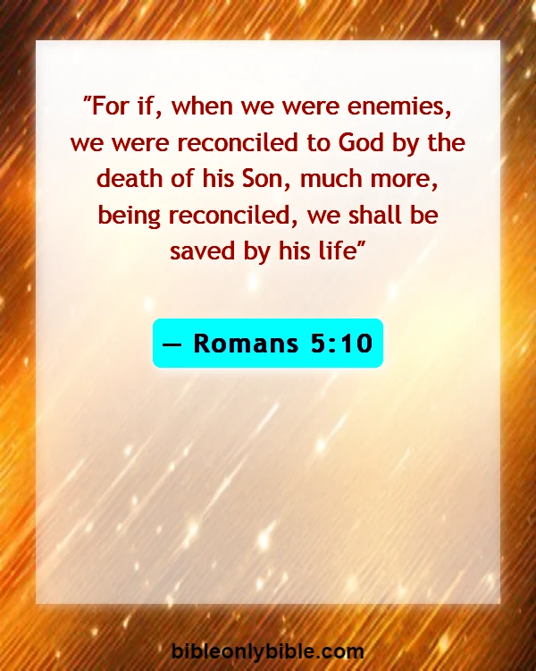 Bible Verses About Friendship With God (Romans 5:10)