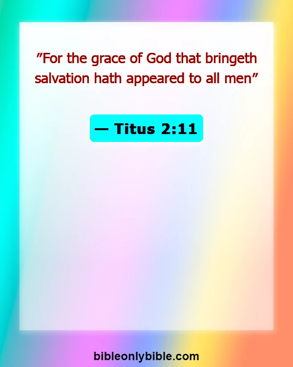 Bible Verses About God Forgiving Adultery (Titus 2:11)